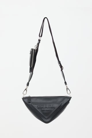 Grace Lux Leather Triangle Bag