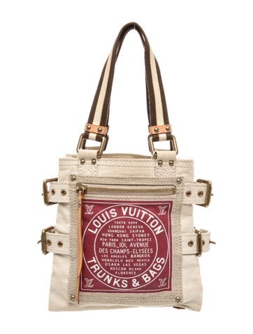 Canvas Globe Shopper PM Vintage