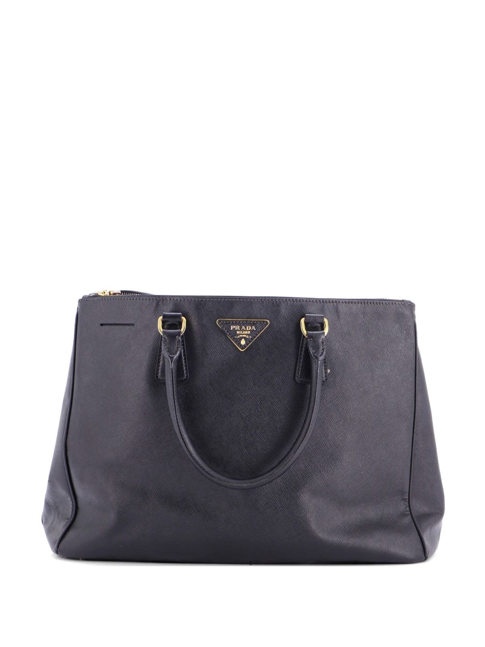 Double Zip Lux Saffiano Leather Large tote bag