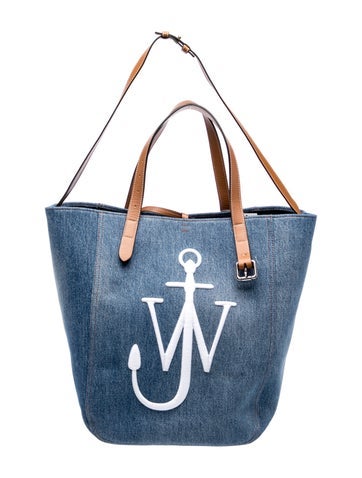 Denim Bucket Bag w/ Tags