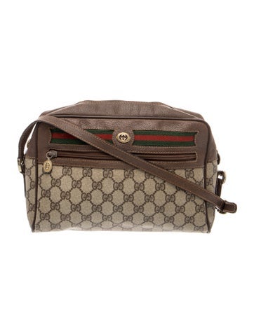 GG Supreme GG Supreme Sherry Line Shoulder Bag Medium