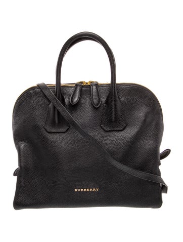 Leather Top Handle Bag