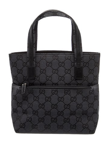 GG Canvas Top Handle Bag
