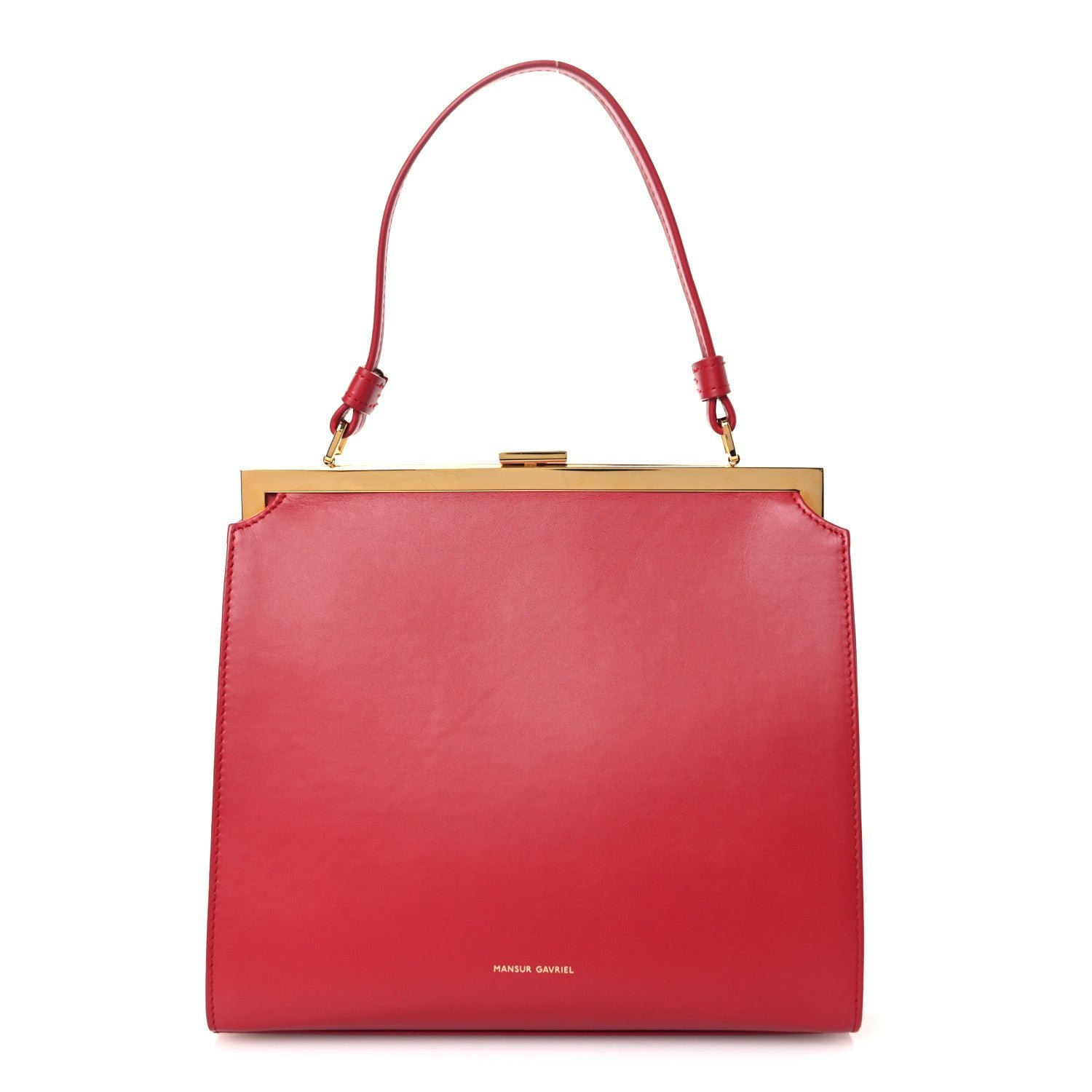 Mansur Gavriel Vegetable Tanned Calfskin Elegant Bag Flamma