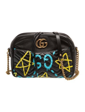 Quilted GucciGhost Matelasse Crossbody Bag