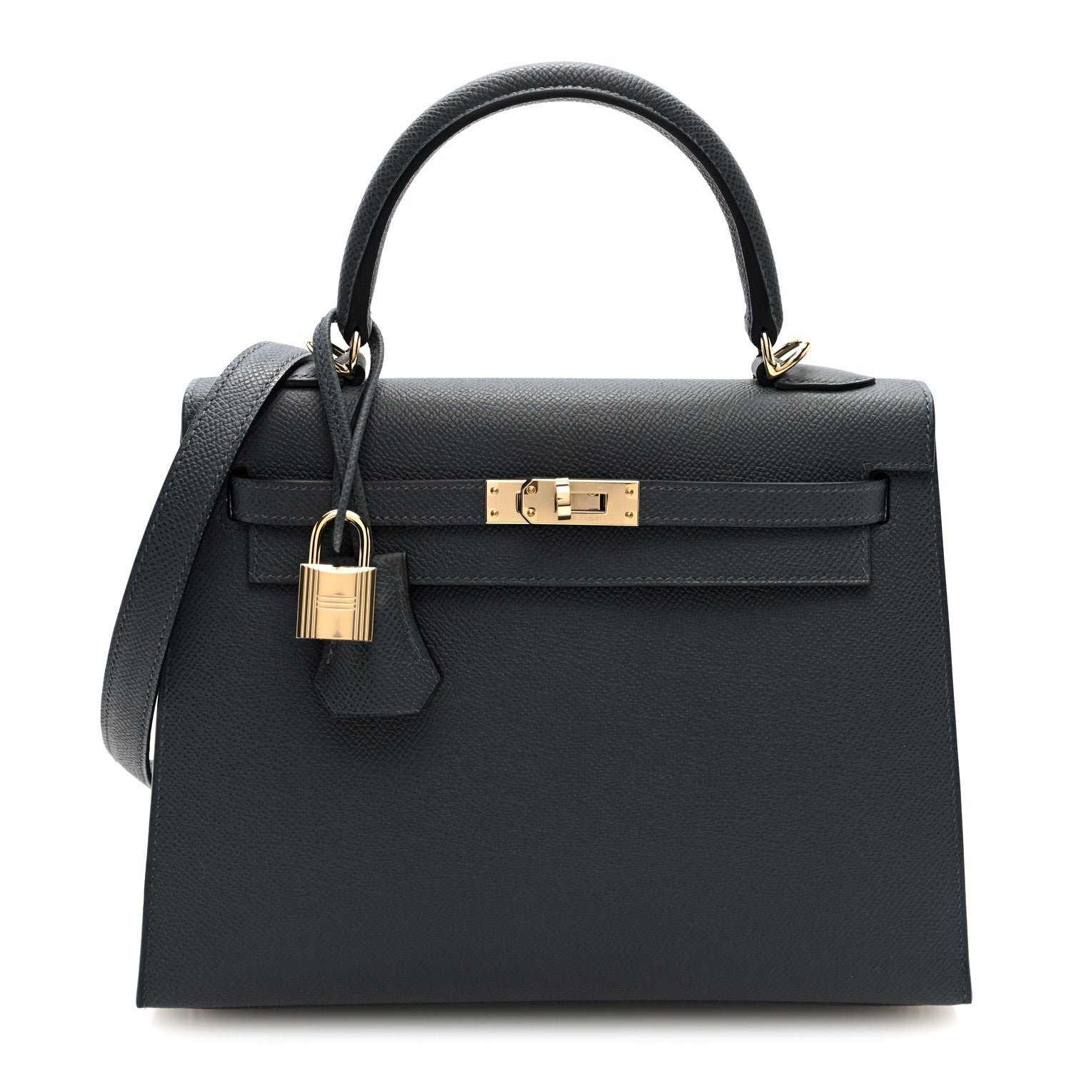 Hermes Epsom Kelly Sellier 25 Gris Misty