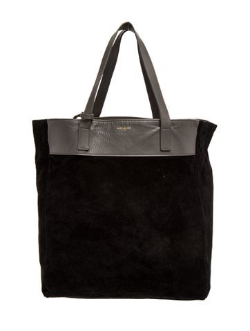 Leather Reversible Shopping Tote North South