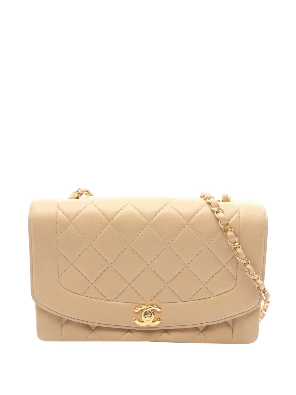 1997-1999 Medium Lambskin Diana Flap crossbody bag