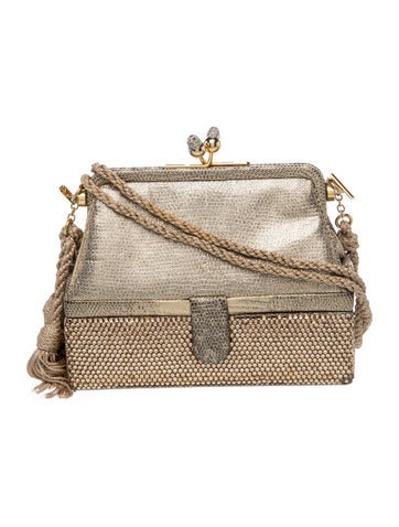 Judith Leiber Leather Evening Bag