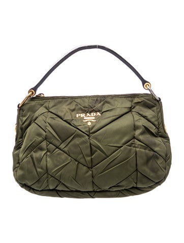 Tessuto Nylon Top Handle Bag
