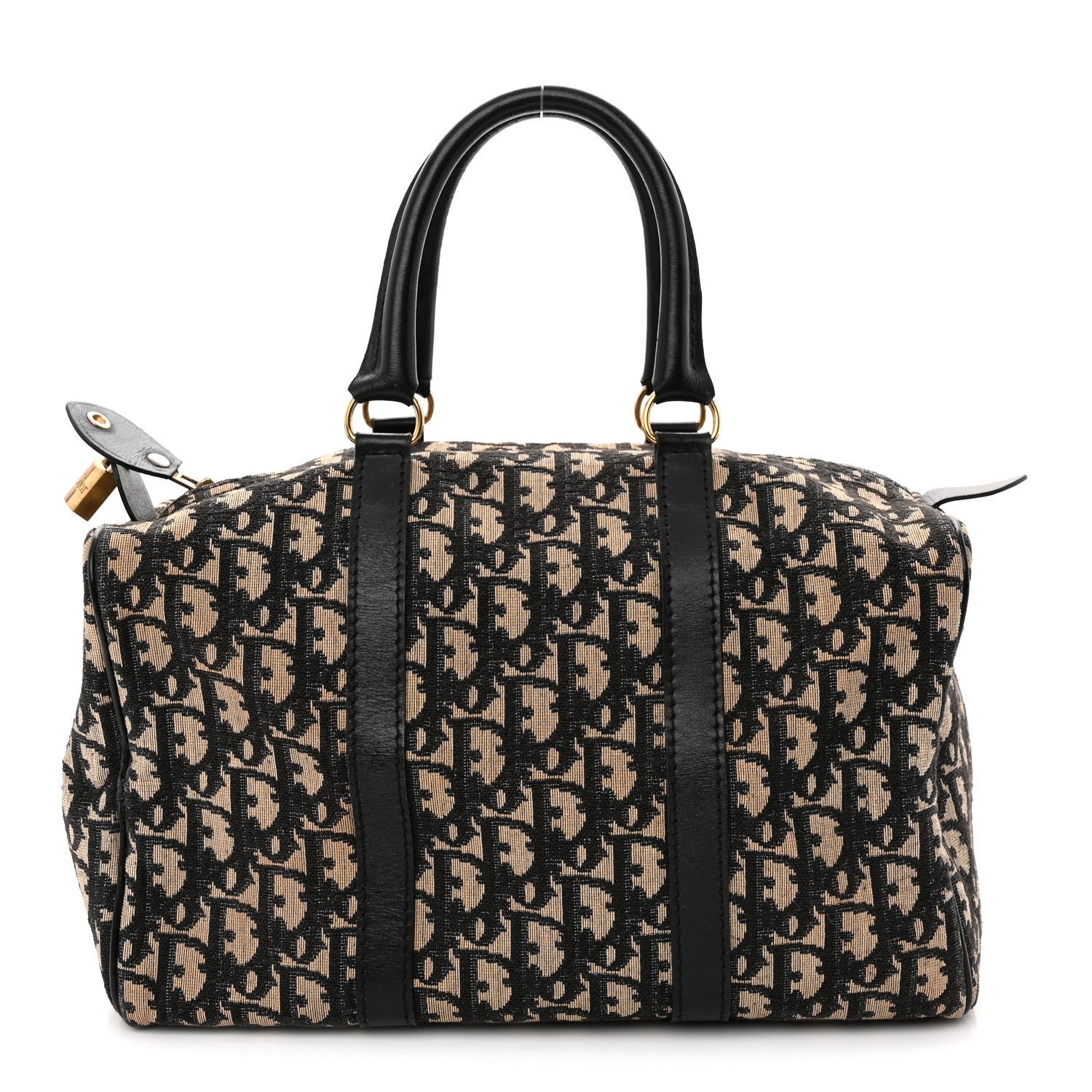 Christian Dior Monogram Boston Navy Blue
