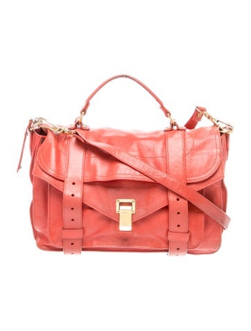 Leather Top Handle Bag