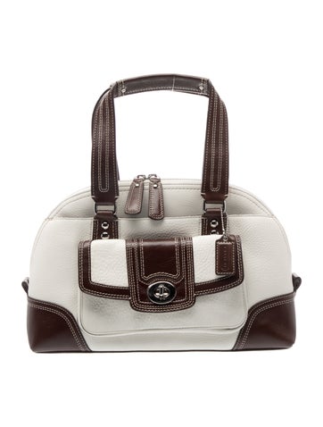 Leather Top Handle Bag