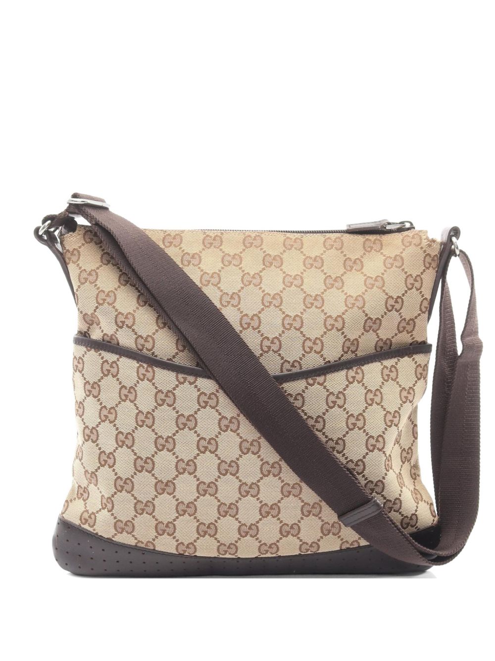 2000s GG canvas shoulder bag
