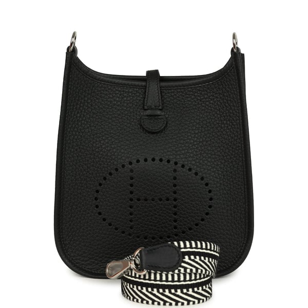 Hermes Hermes Evelyne TPM Black Clemence Palladium Hardware