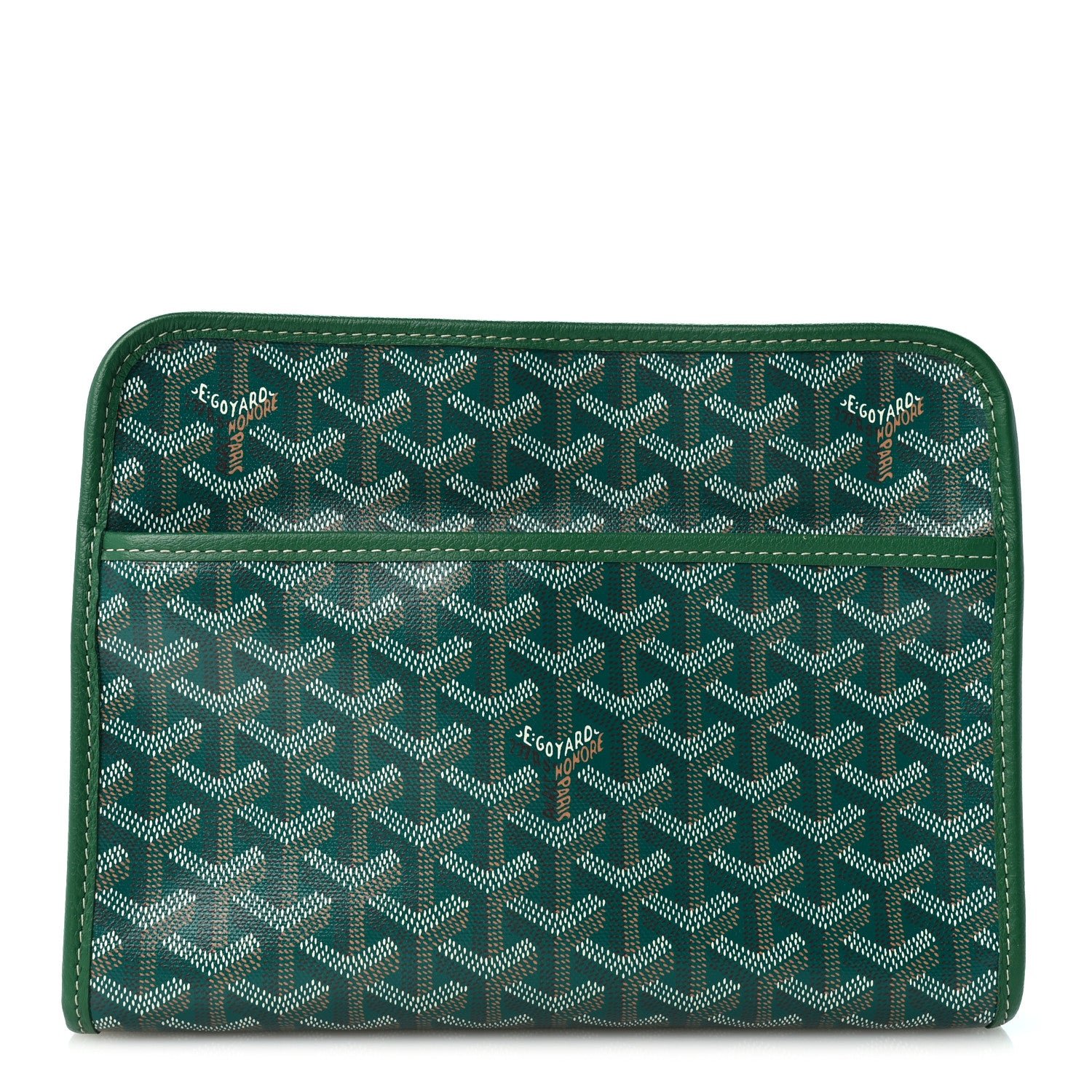 Goyardine Jouvence Toiletry Pouch MM Green