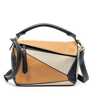 Loewe Leather Small Tricolor Puzzle Bag