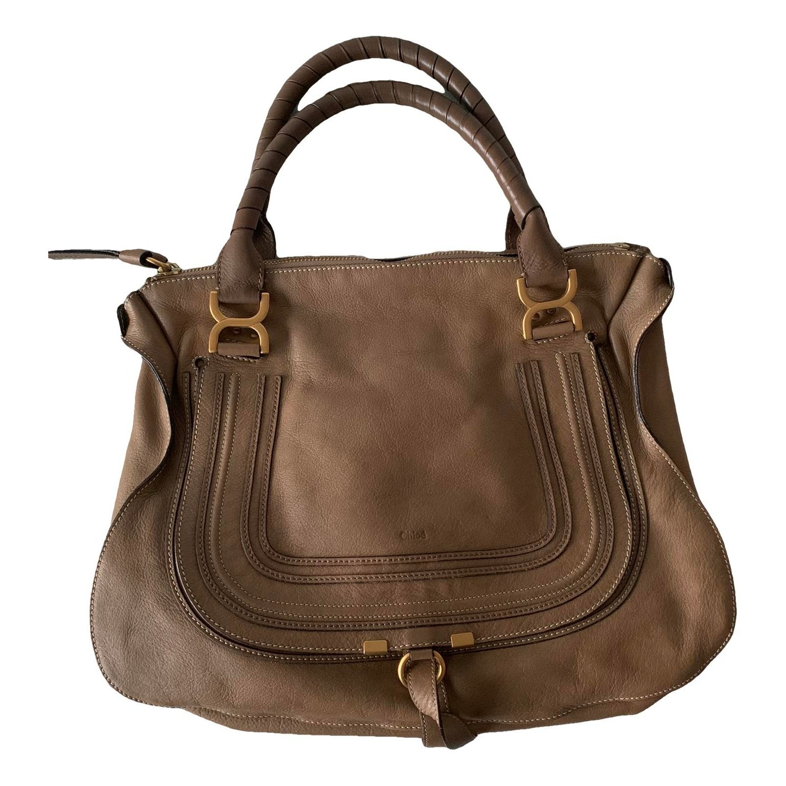 Marcie Top Handle leather handbag