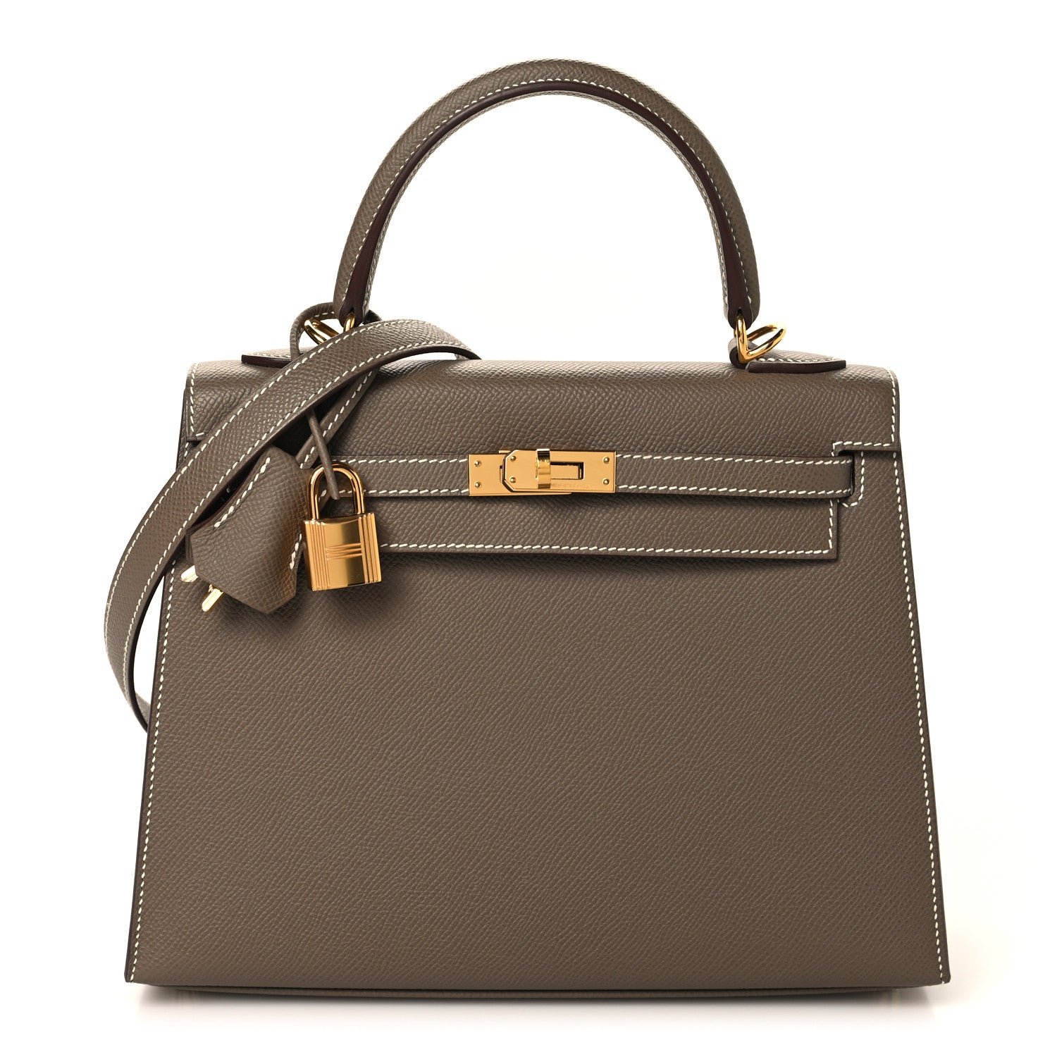 Hermes Hermes Epsom Kelly Sellier 25 Etoupe