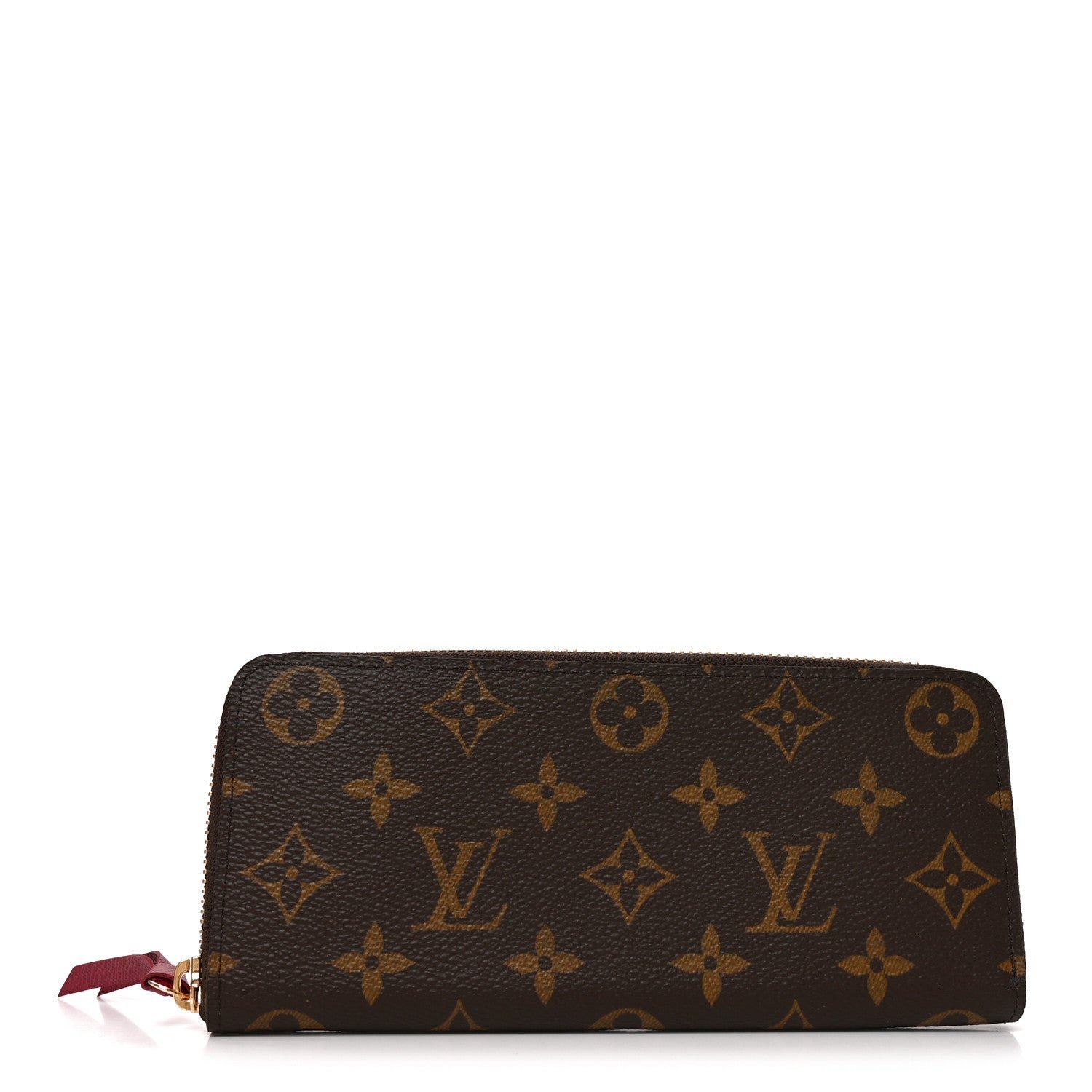 Monogram Clemence Wallet Fuchsia