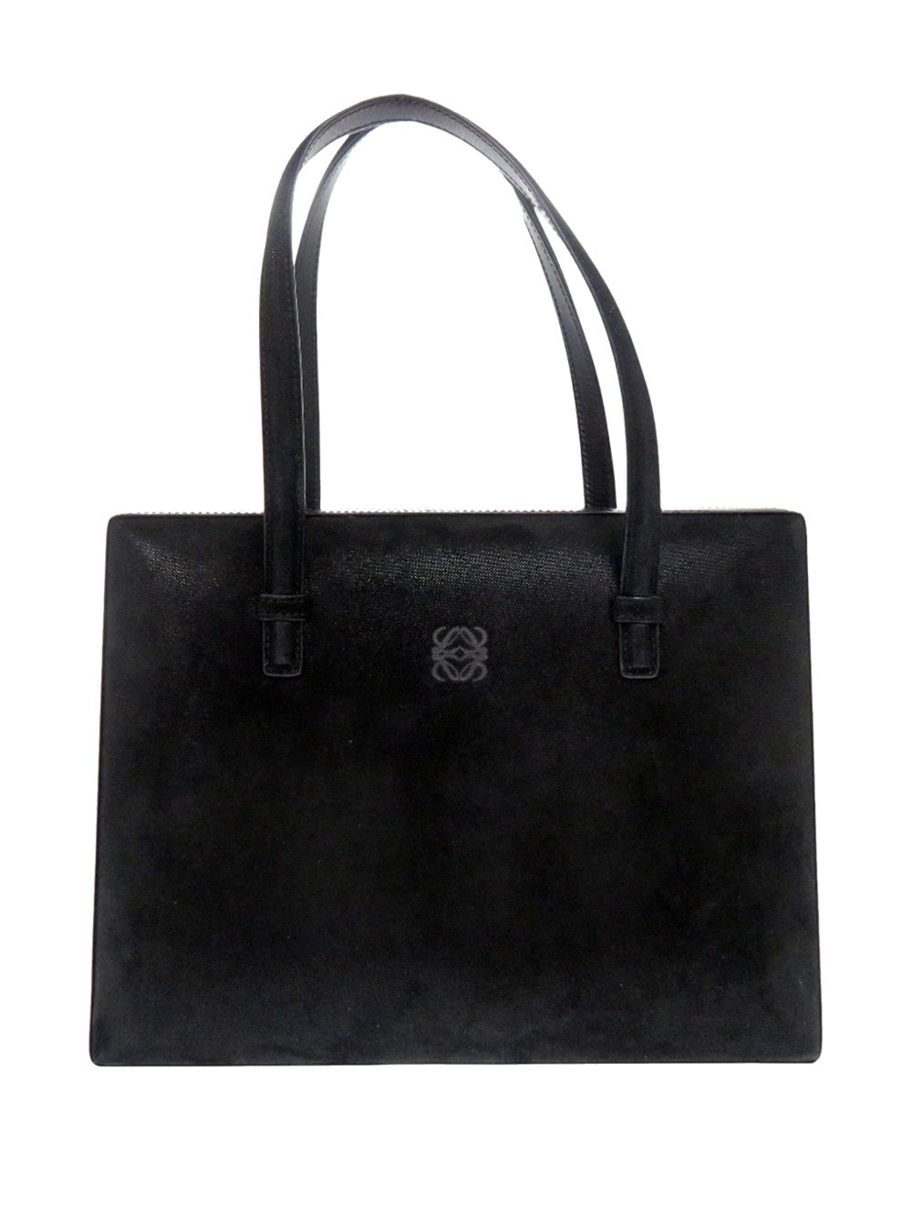 Loewe 2010-2026 Velvet Anagram Narciso tote bag