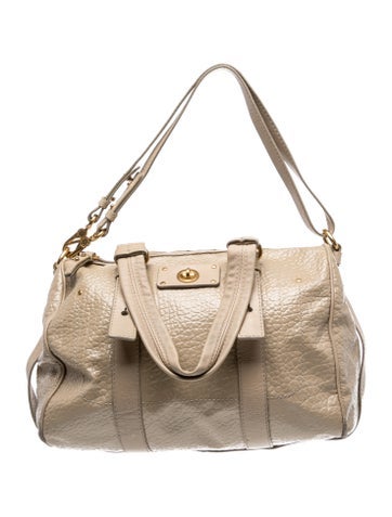 Leather Top Handle Bag