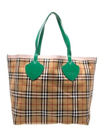 Rainbow Check Tote