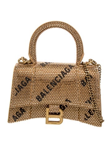 Balenciaga Crystal Hourglass Bag XS