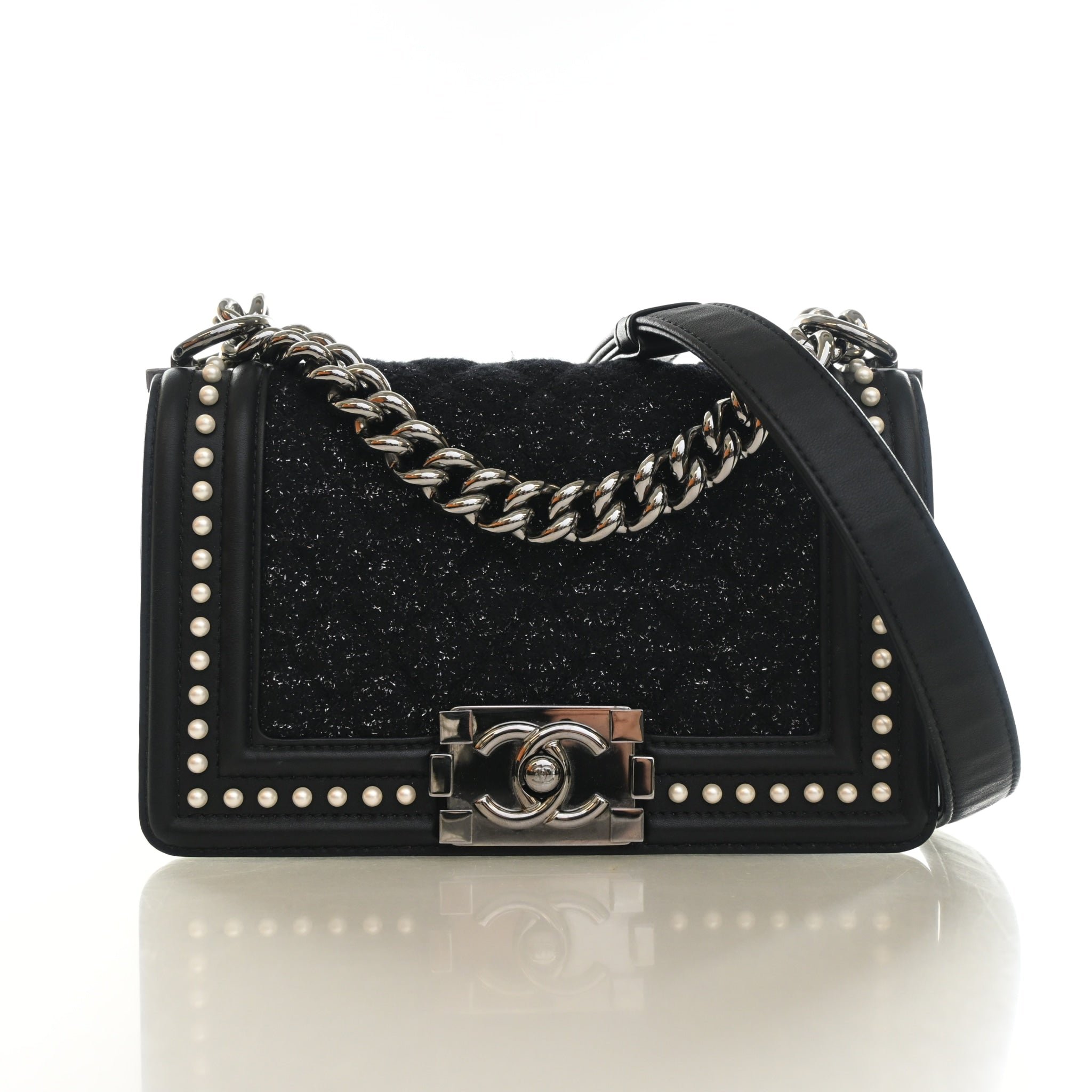 Chanel Small Tweed Boy Bag