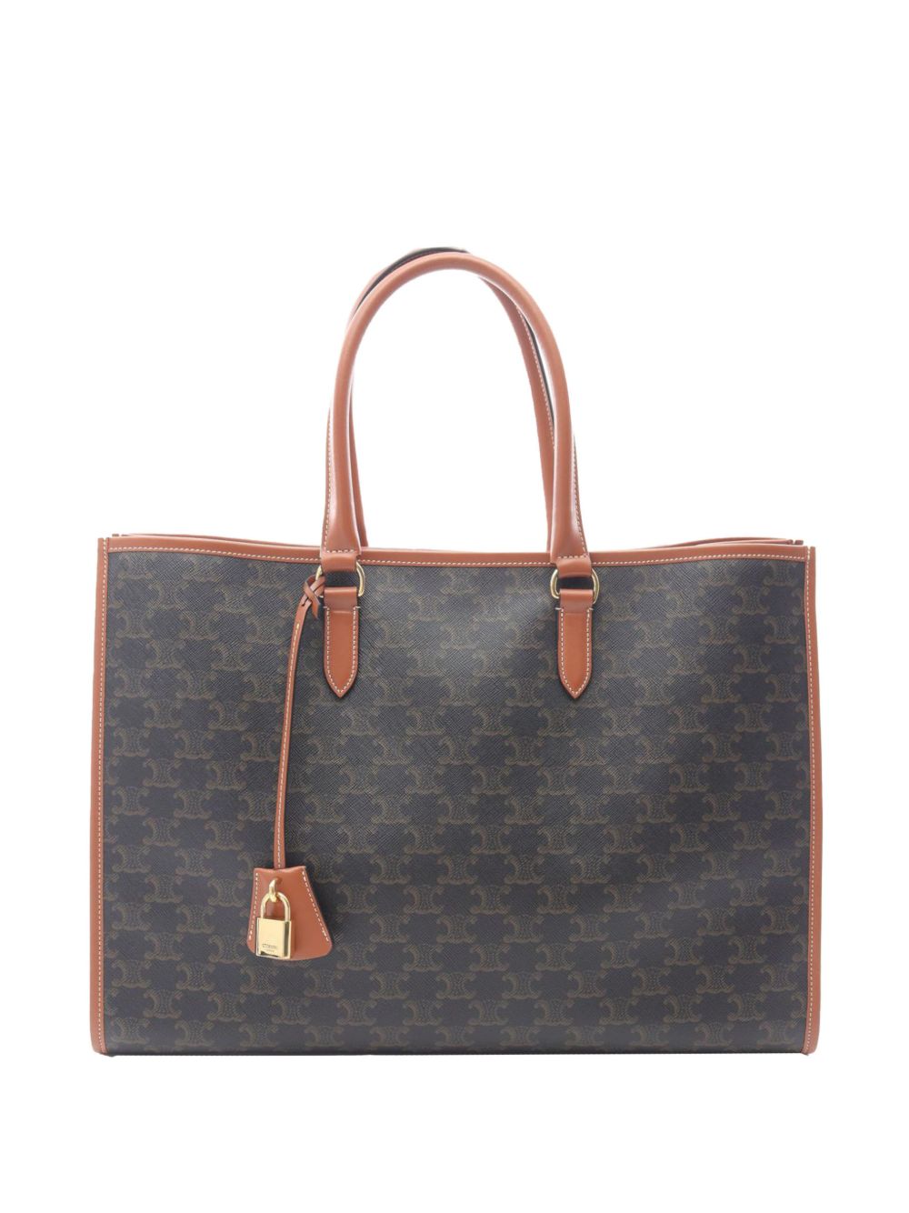 2021-2026 Triomphe Coated Canvas Horizontal Cabas tote bag