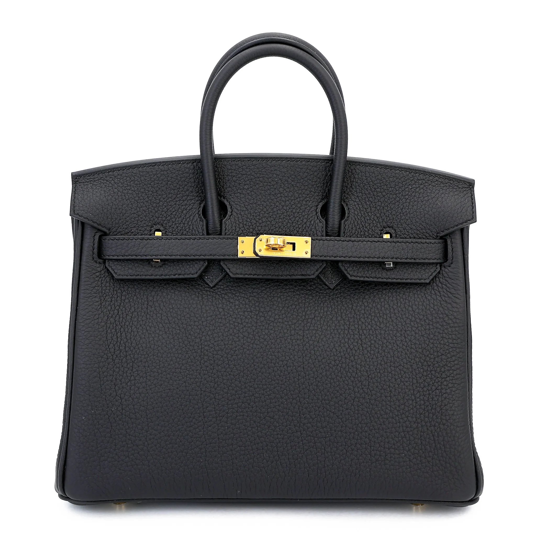 Brand New ( Rank N ) HERMÈS Birkin 25 Noir (89) Togo Gold hardware G (2026)