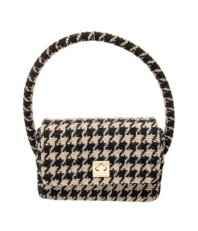 Anine Bing Bing Tweed Top Handle Bag
