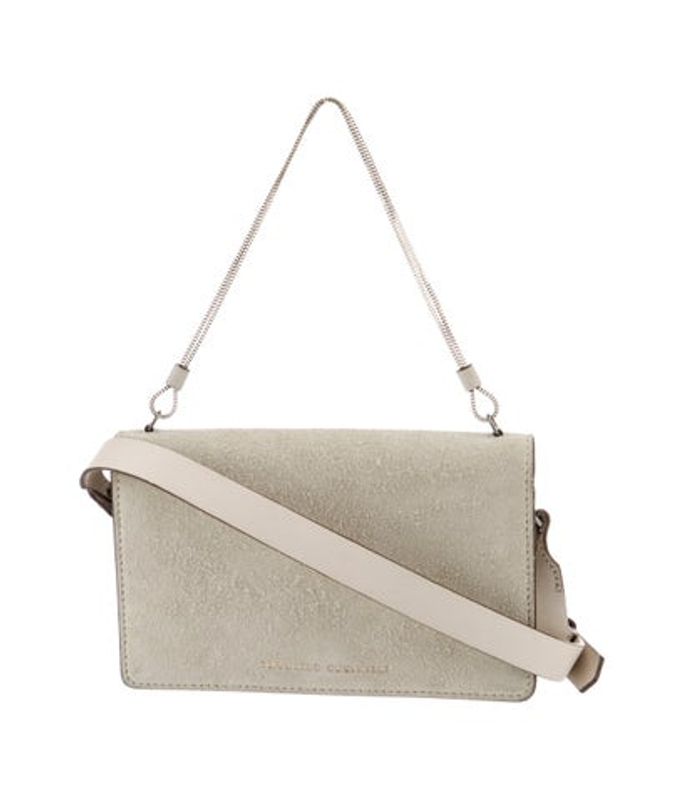 Brunello Cucinelli Cucinelli Suede Top Handle Bag