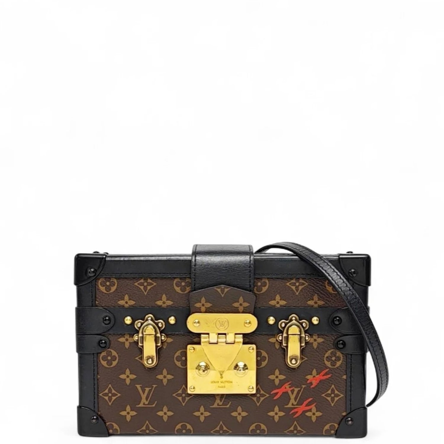 Coated Canvas Petite Malle Mini