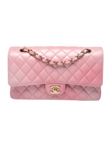 Classic Medium Iridescent Double Flap Bag