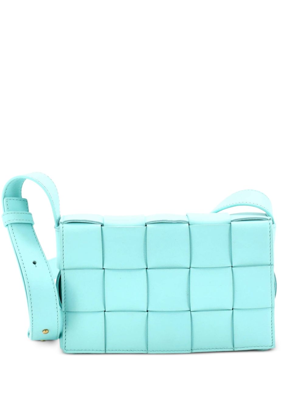 Cassette Maxi Intrecciato Leather Small crossbody bag