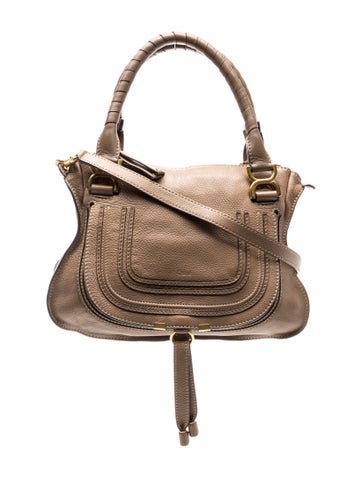 Leather Top Handle Bag Medium