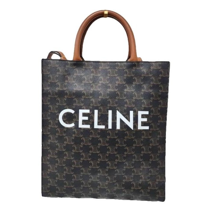 Triomphe leather handbag