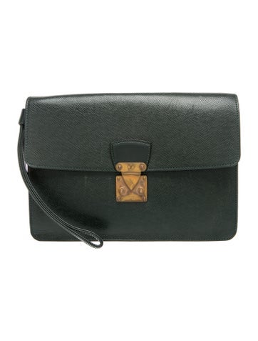 Taiga Leather Kourad Clutch