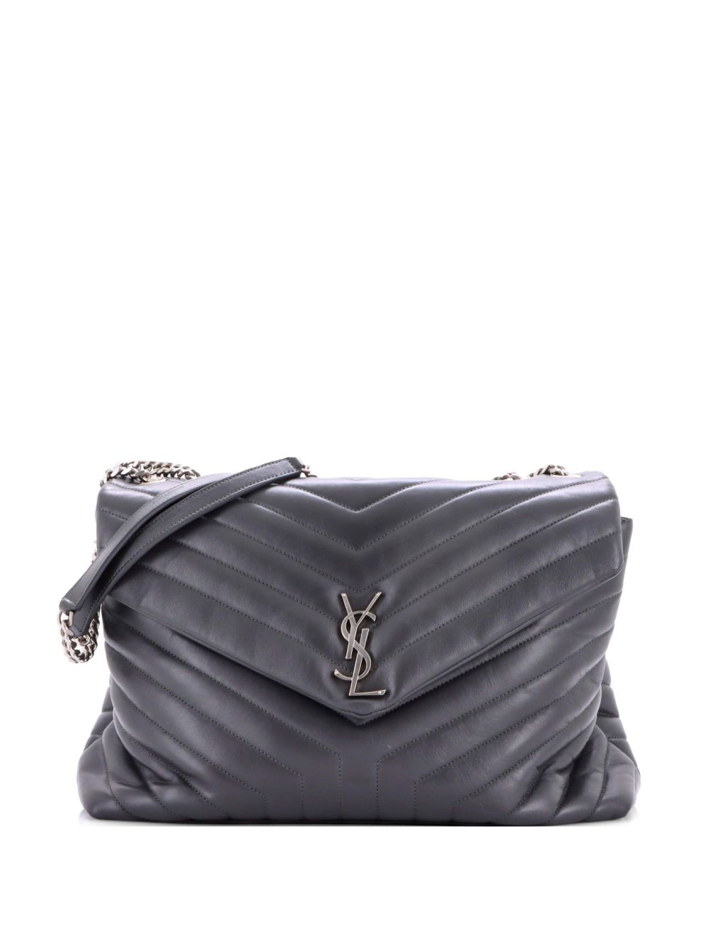 Loulou Matelasse Chevron Leather Large shoulder bag
