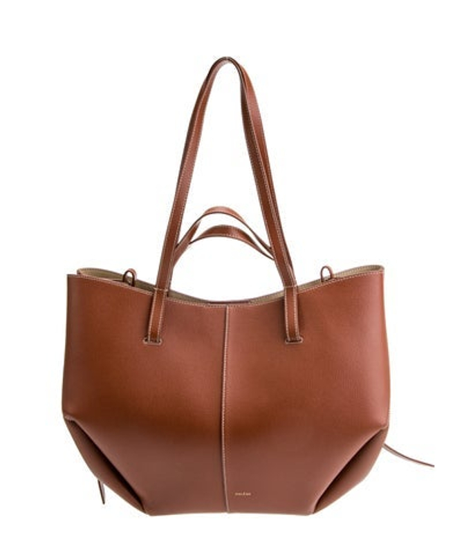 Polene Leather Top Handle Bag W Tags