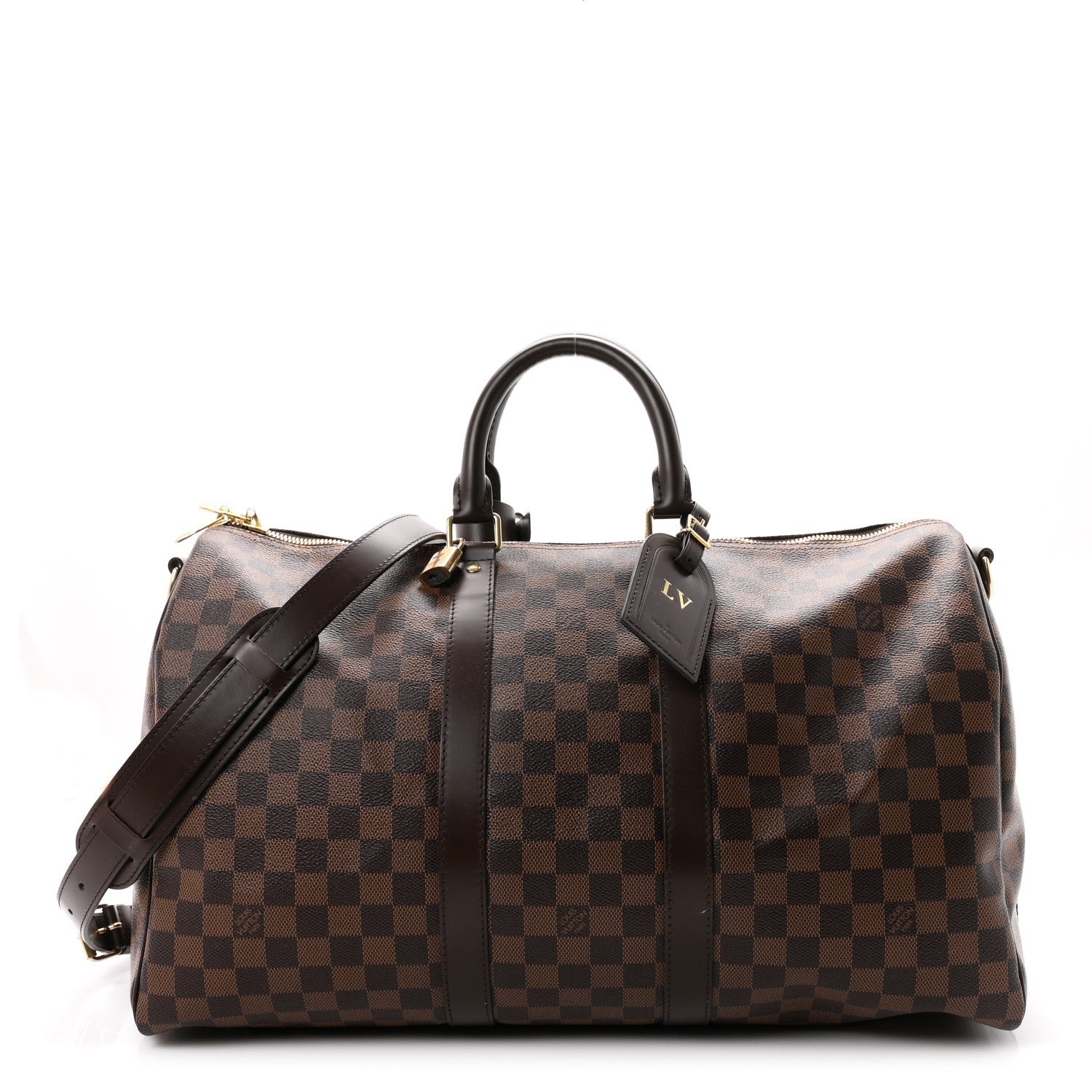 Louis Vuitton Damier Ebene Keepall Bandouliere 45