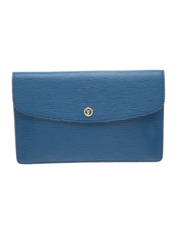 Epi Leather Pochette Montaigne