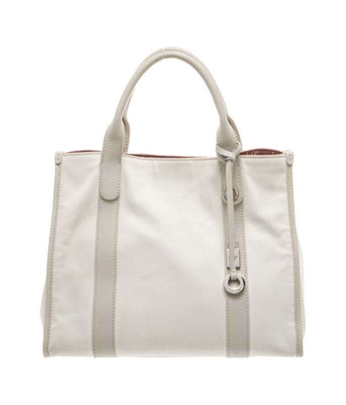 Loro Piana Piana Canvas Top Handle Bag