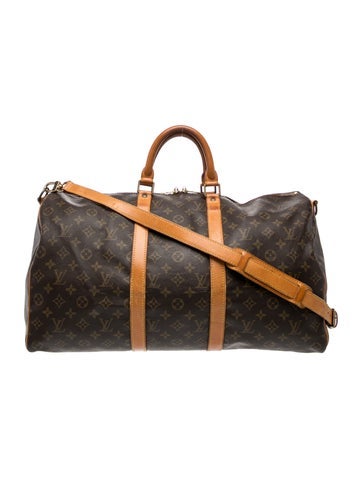 LV Monogram Keepall Bandouliere 55