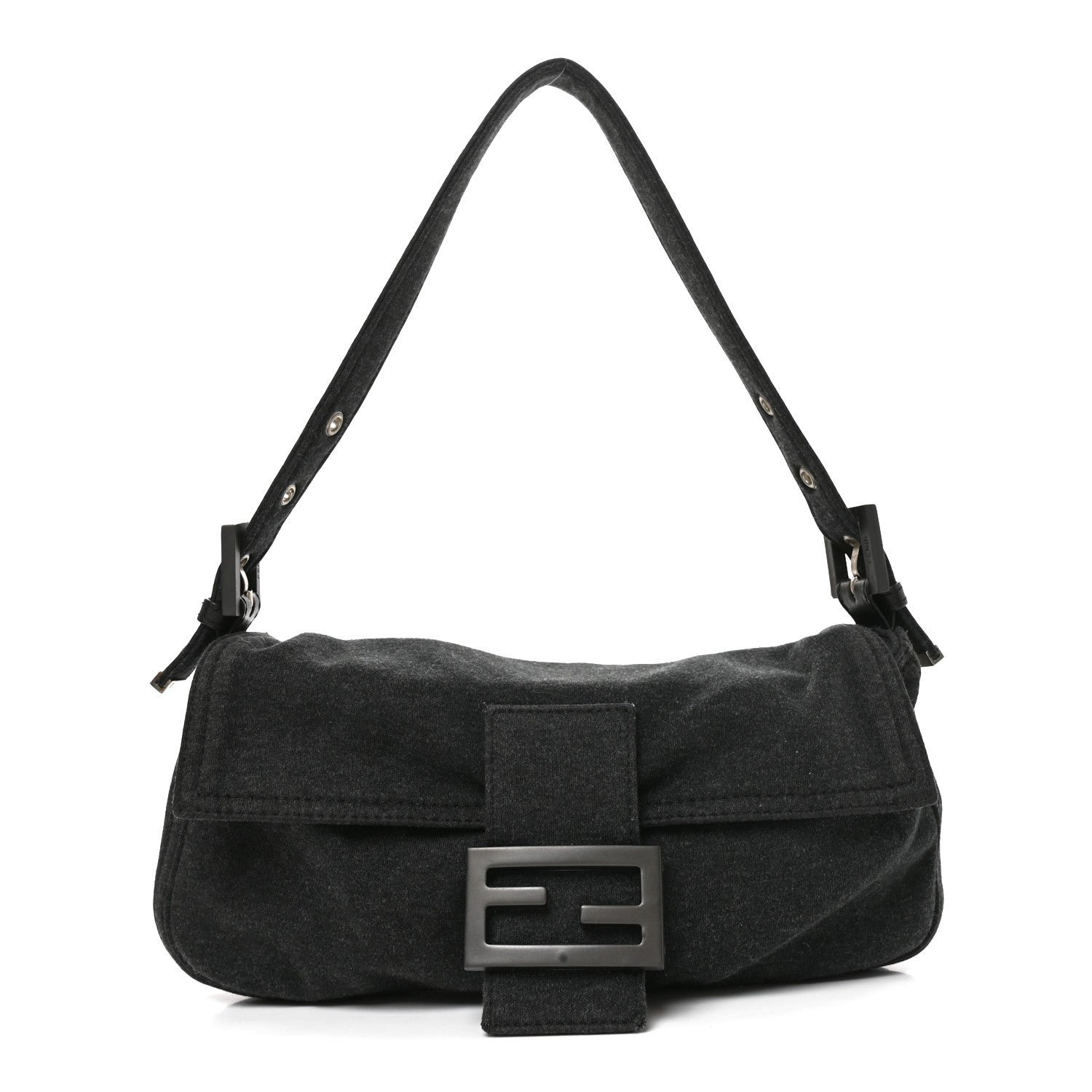 Fendi Jersey Baguette Grey