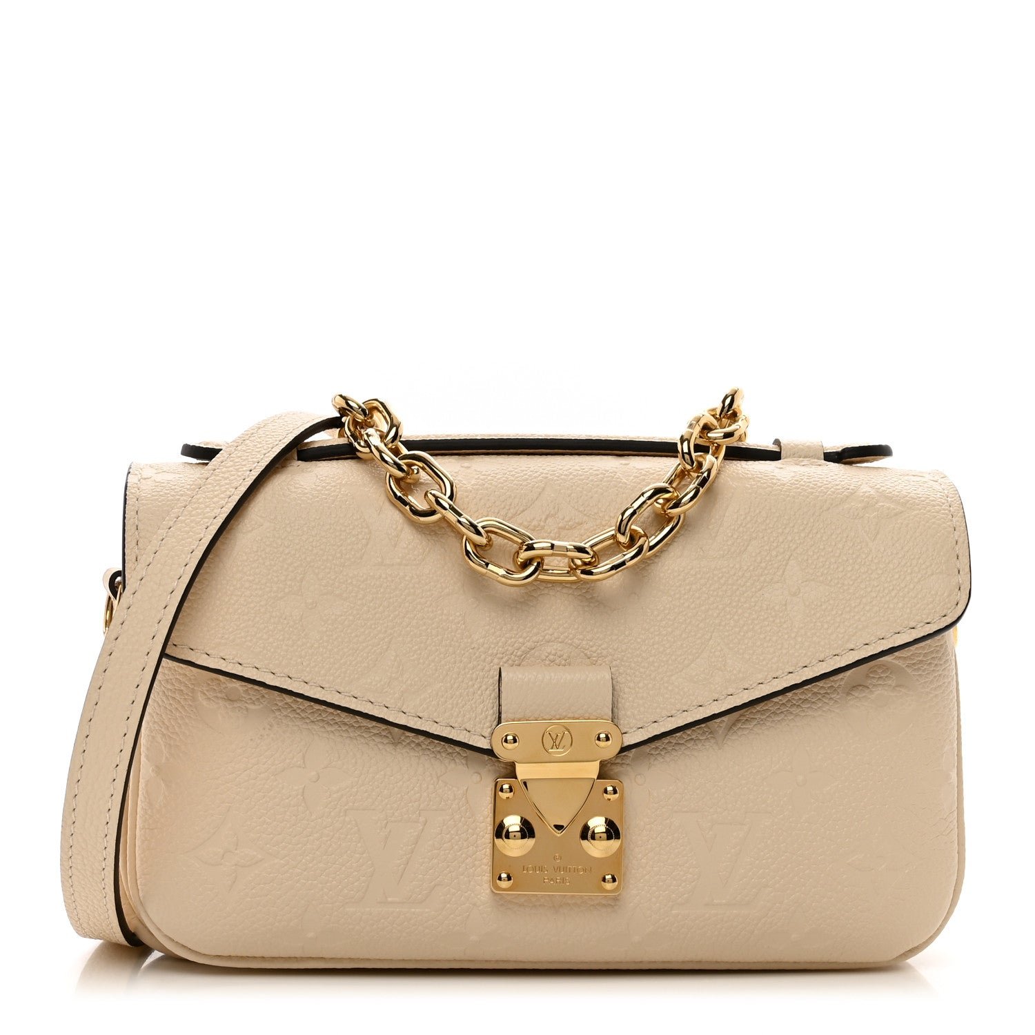 Louis Vuitton Empreinte Pochette Metis East West Cream