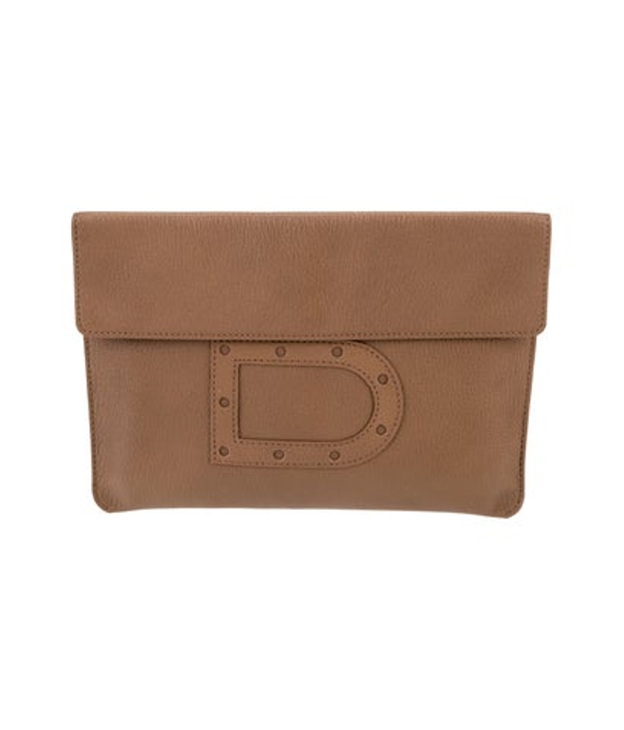 Delvaux Leather Clutch