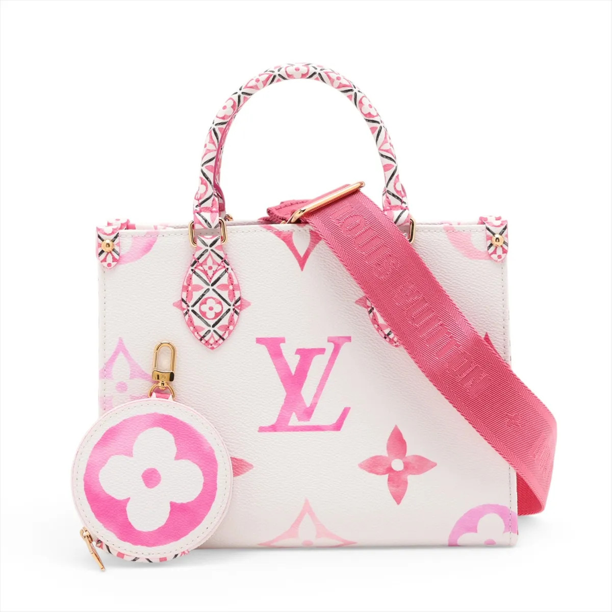 Louis Vuitton Monogram Giant On the Go PM M22976 White There was an RFID respons