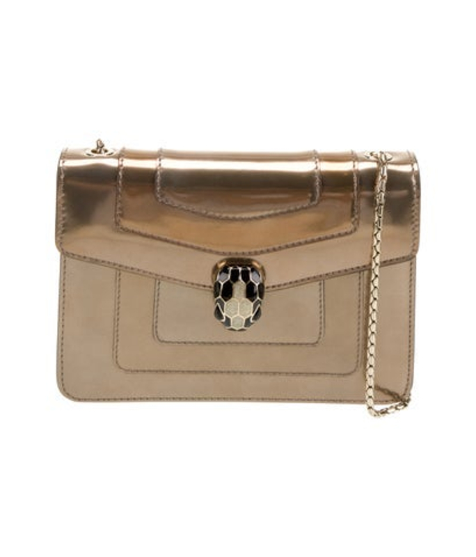 Bvlgari Patent Leather Shoulder Bag
